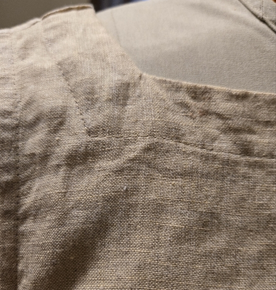 Vintage Carol Anderson Linen Top With Button Up Back Size Small/Medium - Picture 8 of 13